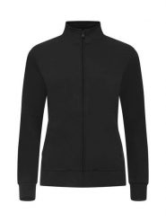 Clique Basic Cardigan Women – kardigan dresowy czarny z zamkiem w tonacji. Czarne kardigany CLIQUE, l, bez wzorów, z bawełny. Za 179.74 zł.