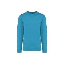 Bluza z okrągłym dekoltem Kariban. Niebieskie bluzy KARIBAN, xl, bez wzorów, z bawełny, bez kaptura. Za 104.50 zł.