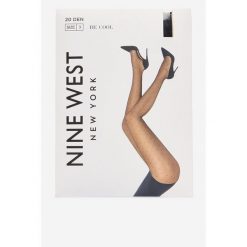 Rajstopy Nine West. Czarne rajstopy i pończochy Nine West, bez wzorów. Za 29.99 zł.