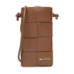 Torebka na telefon GINO ROSSI. Brązowe torebki klasyczne Gino Rossi, bez wzorów, bez dodatków. Za 79.99 zł.