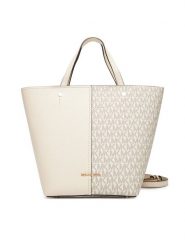 MICHAEL Michael Kors Torebka Flora 30T5GFFT2B Beżowy. Brązowe torebki klasyczne MICHAEL Michael Kors, bez wzorów, ze skóry, bez dodatków. Za 1,309.00 zł.