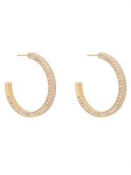 Guess Kolczyki JUBE06 435JW Złoty. Żółte kolczyki Guess, ze stali. Za 349.99 zł.