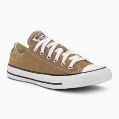 Trampki Converse Chuck Taylor All Star Classic Ox. Brązowe trampki Converse, bez wzorów, bez zapięcia. Za 329.99 zł.