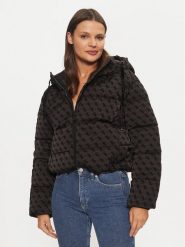 Guess Kurtka przejściowa Daisy W4BL36 WGJZ0 Czarny Regular Fit. Czarne kurtki Guess, l, z aplikacjami, z syntetyku, bez kaptura. Za 859.99 zł.