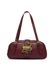Just Cavalli Torebka Iconic Snakes 81RA4BA5 ZSA89 Czerwony ciemny. Czerwone torebki klasyczne Just Cavalli, bez wzorów, ze skóry, bez dodatków. Za 819.99 zł.
