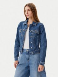 Tommy Jeans Kurtka jeansowa Vivianne DW0DW20120 Niebieski Slim Fit. Niebieskie kurtki Tommy Jeans, s, bez wzorów, z bawełny, bez kaptura. Za 349.99 zł.