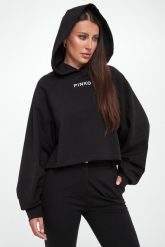 Bluza damska z kapturem Mediocre PINKO. Bluzy Pinko, xs, bez wzorów, z kapturem. Za 1,029.00 zł.