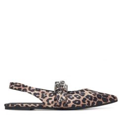 Baleriny ONLY Shoes. Brązowe baleriny ONLY SHOES, bez wzorów, bez obcasa. Za 88.99 zł.
