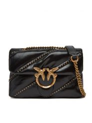 PINKO Torebka Love Puff Mini CL PE 25 PLTT 100039 A26T Czarny. Czarne torebki klasyczne Pinko, bez wzorów, ze skóry, bez dodatków. Za 1,259.00 zł.