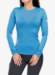 Bluza termoaktywna damska Sensor Merino Active Tee L/S. Niebieskie bluzy Sensor, l, bez wzorów, z materiału, bez kaptura. Za 362.99 zł.