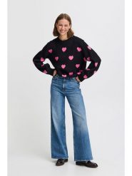 B.young Sweter w kolorze czarnym rozmiar: XL. Czarne swetry b.young, xl, bez wzorów, bez ramiączek. Za 101.23 zł.