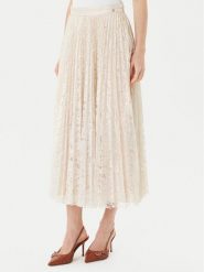 Guess Spódnica midi W5YD1E KCZ90 Złoty Regular Fit. Żółte spódnice Guess, xl, z aplikacjami, midi. Za 655.00 zł.