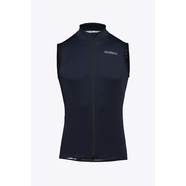 Essential Cycling Gilet Windstopper Kamizelka damska. Czarne kurtki sportowe ACELERA, bez wzorów, bez kaptura, rowerowe, windstopper. W wyprzedaży za 274.91 zł.