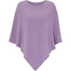 Cellbes Ponczo przyćmiony fiolet female fioletowy 36/44. Fioletowe swetry Cellbes, bez wzorów, z dżerseju, bez ramiączek. Za 119.00 zł.