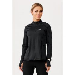 Damska bluza sportowa szybkoschnąca do biegania Rough Radical Freedom. Czarne bluzy ROUGH RADICAL, s, bez wzorów, bez kaptura. W wyprzedaży za 169.15 zł.