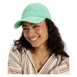 Czapka baseballowa dla Kobiety DEAR BELIEVER COLOR Zielony. Zielone czapki Roxy, bez wzorów, z bawełny. Za 109.99 zł.