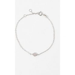 Parfois - Bransoletka. Szare bransoletki Parfois, z cyrkonią, srebrne. W wyprzedaży za 37.90 zł.