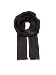 Guess Chusta AW5124 POL03 Czarny. Czarne rękawiczki Guess, z aplikacjami, z materiału. Za 449.99 zł.