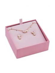 Swarovski Zestaw naszyjnik i kolczyki Mesmera 5734246 Srebrny. Szare naszyjniki SWAROVSKI, metalowe. Za 799.99 zł.