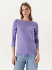 United Colors Of Benetton Bluzka 3GA2E16A1 Fioletowy Regular Fit. Fioletowe bluzki United Colors of Benetton, s, bez wzorów, z bawełny, bez kołnierzyka, bez ramiączek. Za 69.99 zł.