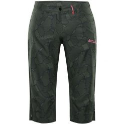Panie 3/4 Spodnie Outdoorowe Alpine Pro Kadeka 3 - Rozmiar 36. Zielone spodnie dresowe Alpine Pro, bez wzorów. Za 158.99 zł.