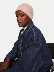 Calvin Klein Czapka Thick Embroidery K60K612321 Różowy. Czerwone czapki Calvin Klein, bez wzorów, z materiału. Za 219.99 zł.