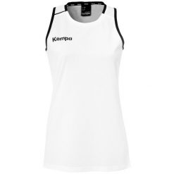 Damska koszulka typu tank top Kempa Player. Białe topy Kempa, xl, bez wzorów, bez kołnierzyka, bez ramiączek. Za 137.50 zł.