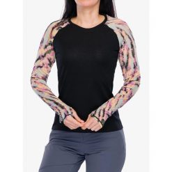 Bluza termoaktywna damska Mons Royale Bella LS. Czarne bluzy Mons Royale, xs, bez wzorów, bez kaptura. Za 324.99 zł.