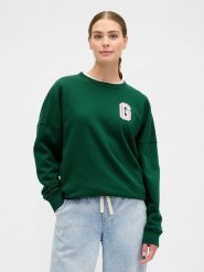 GAP Bluza w kolorze zielonym rozmiar: XXL. Zielone bluzy sportowe GAP, xxl, bez wzorów, bez kaptura. Za 105.88 zł.