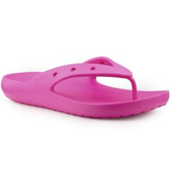 Japonki damskie Crocs CLASSIC FLIP V2. Czerwone klapki Crocs, bez wzorów, bez obcasa. Za 129.00 zł.