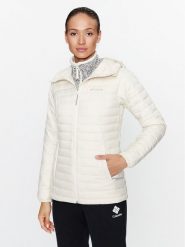 Columbia Kurtka puchowa Silver Falls™ Hooded Jacket Écru Regular Fit. Szare kurtki sportowe Columbia, xs, bez wzorów, z puchu, bez kaptura, outdoorowe. Za 619.99 zł.