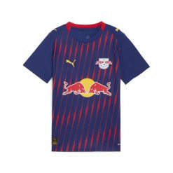 Młodzieżowa koszulka wyjazdowa RB Leipzig 25/26 PUMA. Czerwona bluzki Puma, m, bez wzorów, młodzieżowe, bez kołnierzyka, bez ramiączek. Za 339.00 zł.