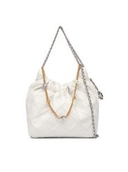 Tory Burch Torebka Fleming 164022 Biały. Białe torebki klasyczne Tory Burch, bez wzorów, ze skóry, bez dodatków. Za 2,699.00 zł.