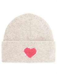Zwillingsherz Czapka "Heart" w kolorze jasnoszarym rozmiar: onesize. Szare czapki Zwillingsherz, bez wzorów, z materiału. Za 129.95 zł.