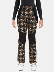 Kilpi Spodnie narciarskie "Torien" w kolorze oliwkowo-czarnym rozmiar: 36. Brązowe spodnie dresowe Kilpi, m, bez wzorów. Za 491.99 zł.