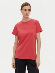 PINKO T-Shirt 101752 A2HN Czerwony Regular Fit. Czerwone t-shirty Pinko, xl, bez wzorów, z bawełny, bez kołnierzyka, bez ramiączek. Za 219.99 zł.