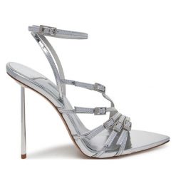 Sandały Le Silla. Szare sandały LE SILLA, bez wzorów, bez obcasa, na szpilce, bez zapięcia. Za 3,139.00 zł.