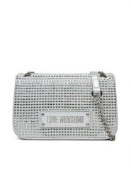 LOVE MOSCHINO Torebka JC4136PP1MLL196B Srebrny. Szare listonoszki Love Moschino, bez wzorów, z materiału, bez dodatków. Za 519.99 zł.