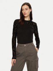ONLY Bluzka Colette 15337504 Czarny Regular Fit. Czarne bluzki Only, xs, bez wzorów, z bawełny, bez kołnierzyka, bez ramiączek. Za 59.99 zł.