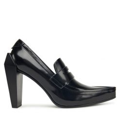 Półbuty United Nude. Czarne czółenka United Nude, bez wzorów, bez obcasa, na obcasie, bez zapięcia. Za 1,489.00 zł.