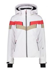 CMP Kurtka softshellowa w kolorze biało-pomarańczowo-beżowym rozmiar: 48. Białe kurtki sportowe CMP, bez wzorów, z materiału, bez kaptura, outdoorowe. Za 525.86 zł.