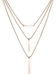 Liebeskind Naszyjnik z elementami ozdobnymi - dł. 52 cm rozmiar: onesize. Naszyjniki Liebeskind, ze stali. Za 130.99 zł.