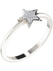 Diamant Vendôme Złoty pierścionek z diamentami rozmiar: 59. Szare pierścionki Diamant Vendöme, z diamentem, złote. Za 704.47 zł.