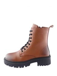 D.Moro Skórzane trzewiki w kolorze brązowym rozmiar: 37. Brązowe botki D.Moro, bez wzorów, z materiału, bez obcasa, bez zapięcia. Za 302.95 zł.