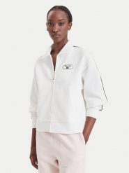 Lacoste Bluza SF6822 Kremowy Regular Fit. Białe bluzy Lacoste, bez wzorów, z bawełny, bez kaptura. Za 859.99 zł.