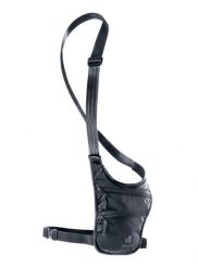 Saszetka Deuter Security Holster - black/black. Czarne torby na ramię Deuter, bez wzorów, z materiału, na ramię, bez dodatków. Za 112.19 zł.