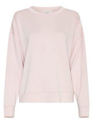 MOSS COPENHAGEN Bluza "Ima" w kolorze jasnoróżowym rozmiar: L/XL. Różowe bluzy Moss Copenhagen, l, bez wzorów, bez kaptura. Za 119.96 zł.