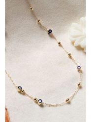 Lodie Silver Pozłacany naszyjnik z elementami ozdobnymi rozmiar: onesize. Szare naszyjniki Lodie Silver, metalowe. Za 30.99 zł.