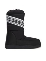 LOVE MOSCHINO Śniegowce JA24162G1NISB000 Czarny. Czarne trapery i śniegowce Love Moschino, z materiału. Za 659.99 zł.