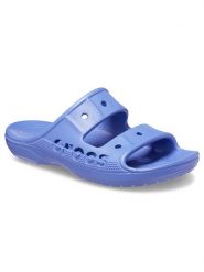 Crocs Klapki "Baya" w kolorze niebieskim rozmiar: 36/37. Niebieskie klapki Crocs, bez wzorów, z otwartym noskiem, bez obcasa. Za 79.03 zł.